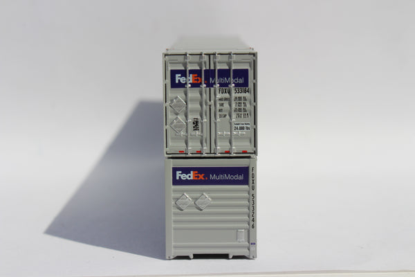 FedEx Multimodal Set #1 53' HIGH CUBE 8-55-8 corrugated containers with Magnetic system. JTC # 537023 SOLD OUT