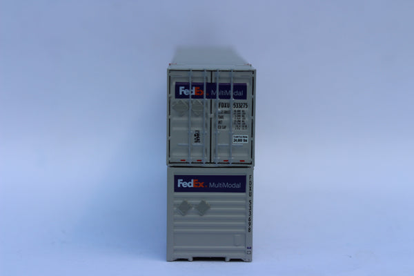 Cube Code Fedex FedEx Multimodal Set #2 53' HIGH CUBE 8-55-8 corrugated containers wit ...