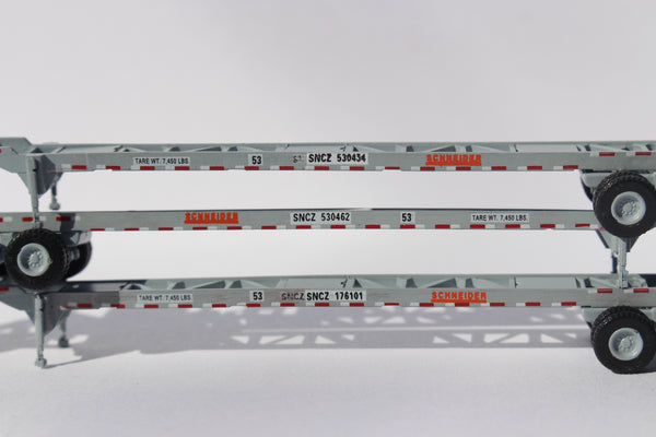 Schneider 53' CHASSIS for 53' containers (Three Pack).  JTC #152003 SOLD OUT