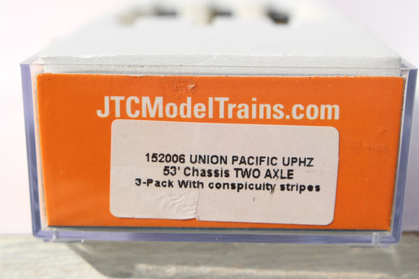 Union Pacific 53' CHASSIS for 53' containers (Three Pack).  JTC #152006 SOLD OUT