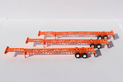 Direct Chassislink Inc. LSFZ with BNSF logo 53' CHASSIS for 53' containers (Three Pack).  JTC #152002 SOLD OUT