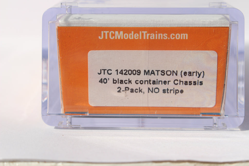Metsov Containers Matson (No Stripes) 40' CHASSIS for 40' containers (Two Pack) JTC #142 ...