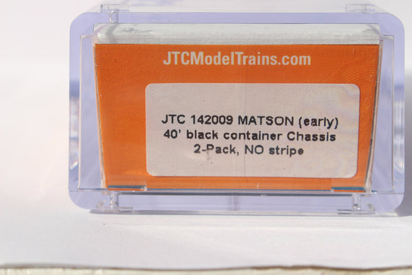 Matson (No Stripes) 40' CHASSIS for 40' containers (Two Pack) JTC #142009