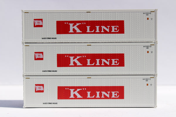 K Line and MOL Scheme 40' HC Reefer Set (5 reefers, 1 power generator) JTC# 406507