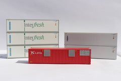 Interfresh and ITEL scheme 40' HC Reefer Set (5 reefers, 1 power generator) JTC# 406514