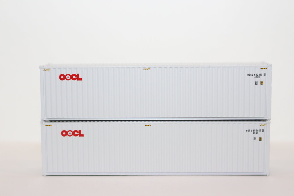OOCL  40' HIGH CUBE containers with Magnetic system, Corrugated-side. JTC # 405008 SOLD OUT