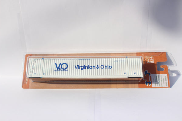 "VS" Virginia & Ohio (HO Scale 1:87) 53' HIGH CUBE 6-42-6 single corrugated container. JTC# 9530211