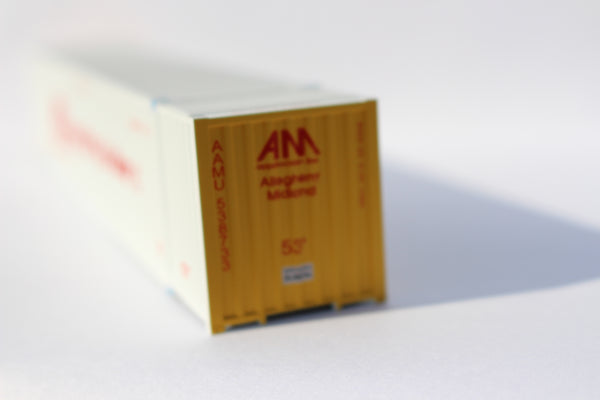 "VS" Allegheny Midland (HO Scale 1:87) 53' HIGH CUBE 6-42-6 single corrugated container. JTC# 9530221