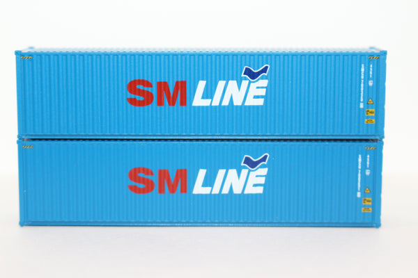 SM LINE 40' HIGH CUBE containers with Magnetic system, Corrugated-side. JTC # 405019