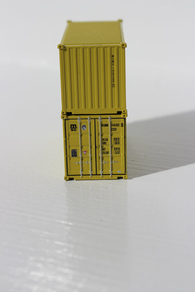 MSC  20' Std. height containers with Magnetic system, Corrugated-side. JTC-205307 SOLD OUT