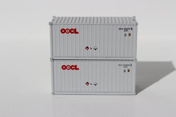 OOCL  20' Std. height containers with Magnetic system, Corrugated-side. JTC-205308