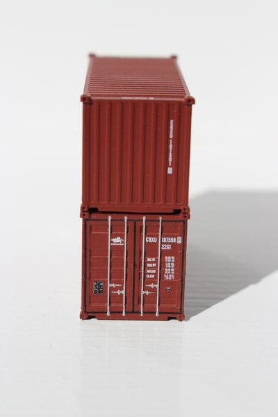 CRONOS (brown) 20' Std. height containers with Magnetic system, Corrugated-side. JTC-205332