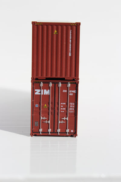 ZIM 40' HIGH CUBE containers with Magnetic system, Corrugated-side. JTC # 405041