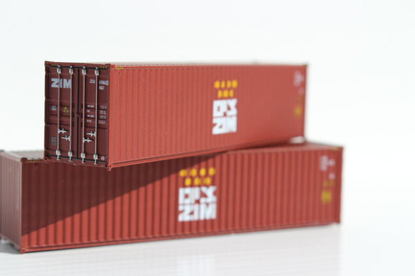 ZIM 40' HIGH CUBE containers with Magnetic system, Corrugated-side. JTC # 405041