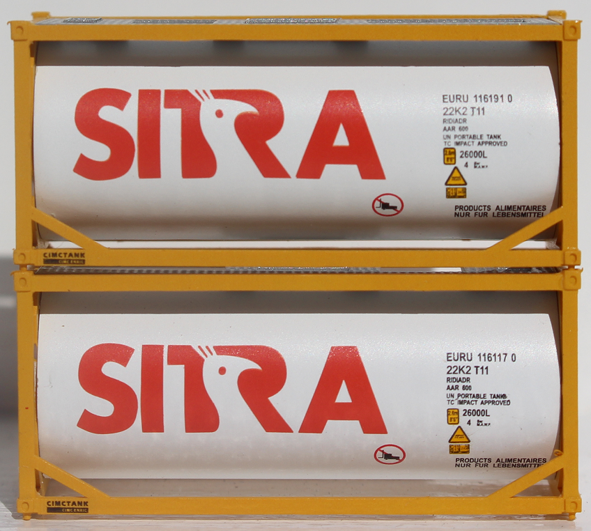 SITRA 20' Standard Tank Container (Full wrap around walkway) 205246 SOLD OUT