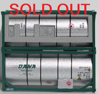 DANA 20' Standard Tank Container (Full Length 3/4 walkway & Placard / Tool-box)  205244 SOLD OUT