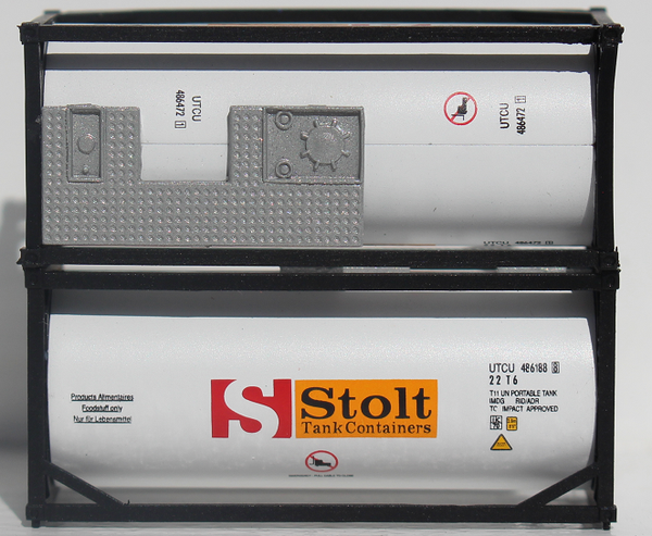 Stolt Box Container STOLT 20' Standard Tank Container (1/2 length 3/4 walkway) 205207 SOLD ...