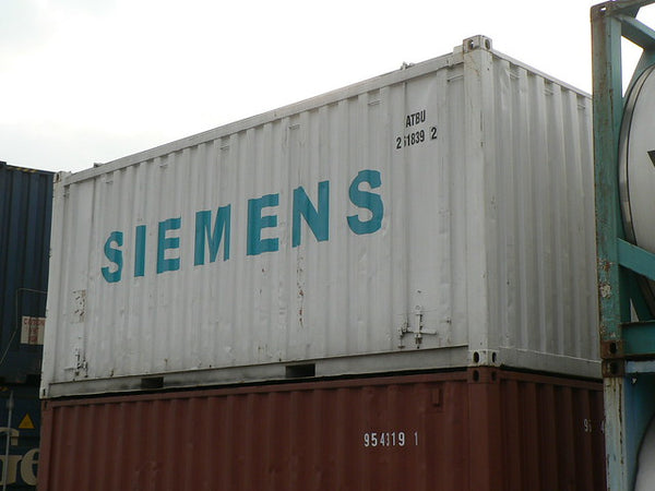 "VS" Siemens (site services) 20' Std. height container with Magnetic system, Corrugated-side. JTC-205438